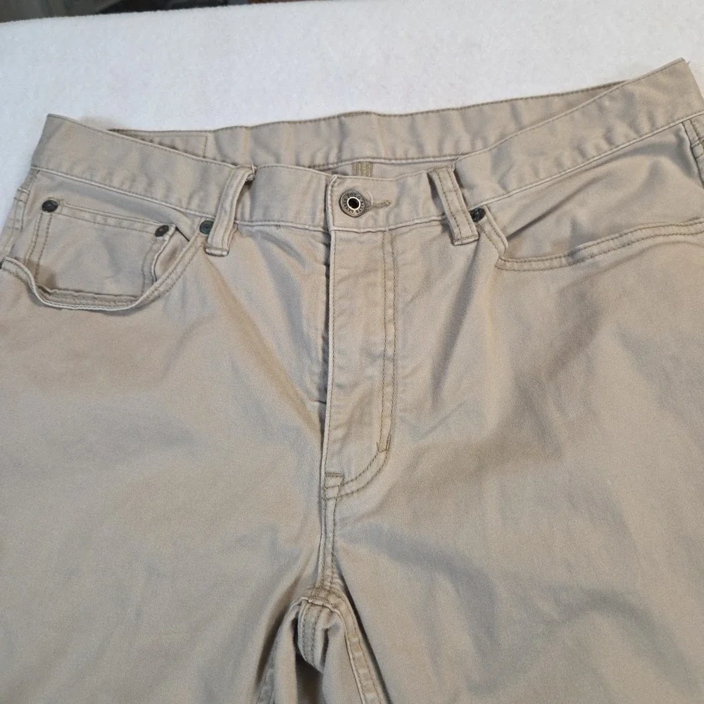 Polo Ralph Lauren Jeans Mens 32x32 Beige Stretch Slim Straight Fit 5 Pocket